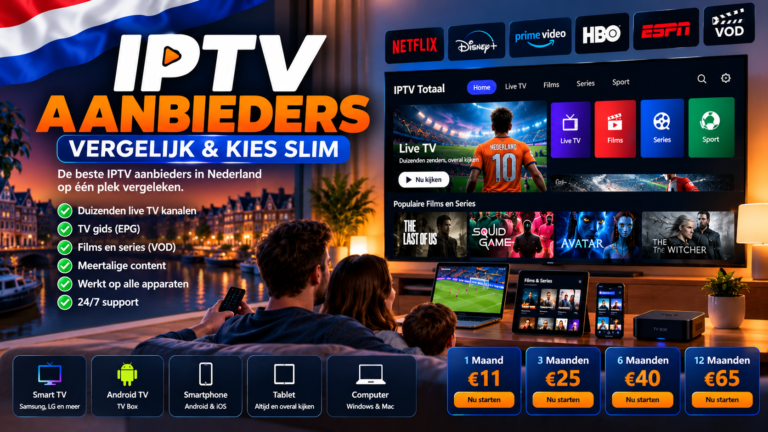 IPTV Aanbieders: Top IPTV Providers in 2026